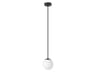 Eglo Rondo 1-Light Black Globe Mini Pendant