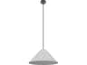 Eglo Alsager 1-Light Black Gray Pendant