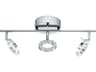 Eglo Naudella 3-Light Chrome Track & Rail Light