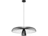 Eglo Champerico 1-Light Black Pendant