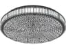 Eglo Balparda 1-Light Black Round Flush Mount