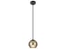 Eglo Lemorieta 1-Light Black Globe Mini Pendant