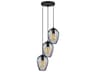 Eglo Newtown 3-Light Black Pendant
