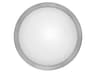 Eglo Arezzo 1-Light Matte Nickel Round Flush Mount