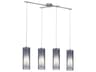 Eglo Pinto Nero 4-Light Matte Nickel Island Pendant
