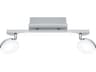 Eglo Cardillio 2-Light Brushed Aluminum Chrome Track & Rail Light