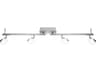 Eglo Cardillio 4-Light Brushed Aluminum Chrome Track & Rail Light