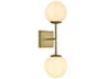 Elegant Lighting Neri 2-Light Satin Gold Wall Sconce