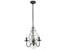 Elegant Lighting Blaise 3-Light Oil Rubbed Bronze Crystal Chandelier