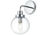 Elegant Lighting Hanson 1-Light Chrome Wall Sconce