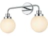 Elegant Lighting Hanson 2-Light Chrome Vanity Light