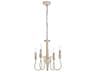 Elegant Lighting Flynx 4-Light Weathered Dove Chrome Chandelier