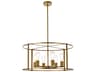 Elegant Lighting Agnys 6-Light Brass Chandelier