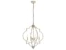 Elegant Lighting Sandara 4-Light Weathered Dove Gray Geometric Chandelier