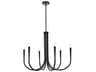 Elegant Lighting Layne 6-Light Black Chandelier