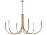 Elegant Lighting Layne 6-Light Gold Chandelier