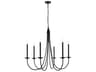 Elegant Lighting Cohen 6-Light Black Chandelier