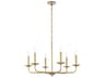 Elegant Lighting Cohen 6-Light Brass Chandelier