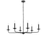 Elegant Lighting Cohen 6-Light Black Chandelier