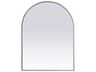 Elegant Lighting Ayra Silver Arch Wall Mirror