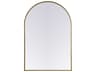 Elegant Lighting Ayra Brass Arch Wall Mirror