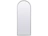 Elegant Lighting Ayra Silver Arch Floor Mirror