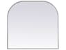 Elegant Lighting Blaire Silver Arch Wall Mirror