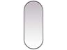 Elegant Lighting Asha Oval Wall Mirror