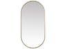 Elegant Lighting Asha Oval Wall Mirror