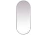 Elegant Lighting Asha Oval Wall Mirror