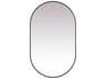 Elegant Lighting Asha Oval Wall Mirror