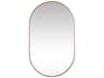 Elegant Lighting Asha Oval Wall Mirror