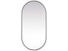 Elegant Lighting Asha Oval Wall Mirror