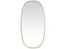 Elegant Lighting Brynn Oval Wall Mirror