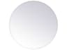 Elegant Lighting Gracin Clear Round Wall Mirror