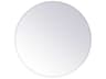 Elegant Lighting Gracin Clear Round Wall Mirror