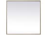 Elegant Lighting Eternity Square Wall Mirror