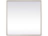 Elegant Lighting Eternity Square Wall Mirror