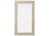 Elegant Lighting Marlowe Linen White Rectangular Wall Mirror