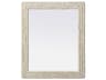 Elegant Lighting Marlowe Linen White Rectangular Wall Mirror