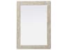 Elegant Lighting Marlowe Linen White Rectangular Wall Mirror