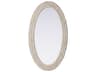 Elegant Lighting Marlowe Linen White Oval Wall Mirror
