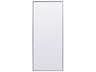 Elegant Lighting Eternity Silver Rectangular Floor Mirror