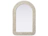 Elegant Lighting Marlowe Linen White Arch Wall Mirror