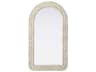Elegant Lighting Marlowe Linen White Arch Wall Mirror