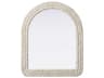 Elegant Lighting Marlowe Linen White Arch Wall Mirror