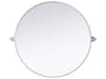 Elegant Lighting Amoura Silver Round Wall Mirror