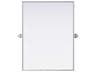 Elegant Lighting Amoura Silver Rectangular Wall Mirror