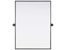Elegant Lighting Amoura Black Rectangular Wall Mirror