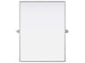 Elegant Lighting Amoura Silver Rectangular Wall Mirror
